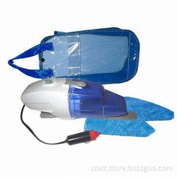 Economic car cleaning set, comes in blue